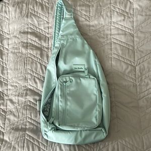 Vera Bradley aqua backpack, brand new and never used